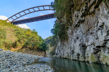 滞迫峡　大分県豊後大野市　Taizakokyo Ooita Bungoo-no city