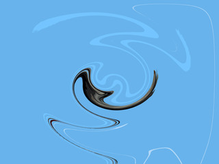 Obraz premium Abstract circling simple graphic illustration for web design