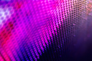 CloseUp LED blurred screen. LED soft focus background. abstract background ideal for design.
