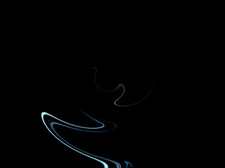 Abstract circling simple graphic illustration for web design