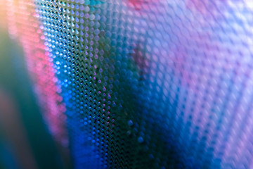 CloseUp LED blurred screen. LED soft focus background. abstract background ideal for design.