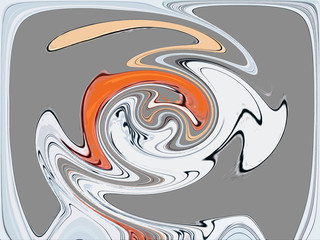 Twisted mixing colors abstract background