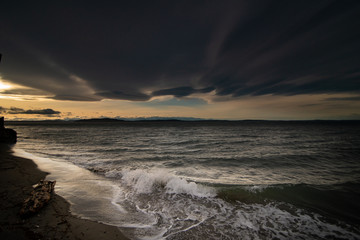 Obraz premium sunset over sea