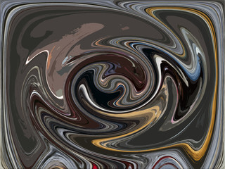 Twisted mixing colors abstract background