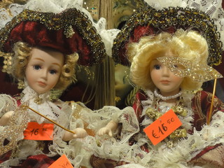 Bonecas do Carnaval de Veneza