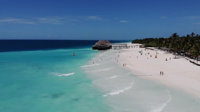 zanzibar island kendwa rocks beach