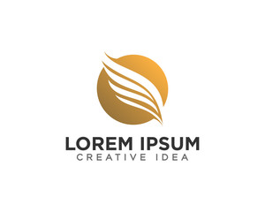 Fototapeta premium Wings Air Logo Icon Design Vector