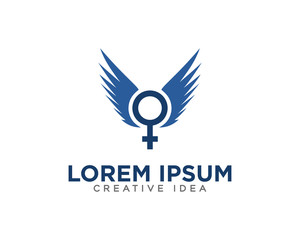 Wings Air Logo Icon Design Vector