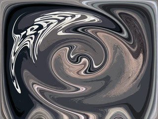 Twirling paint abstract background