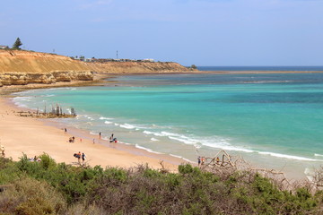 beach in port willunga, south australia