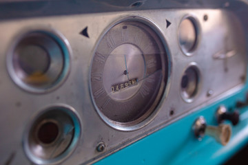 Fototapeta premium Ford F 100 Pickup - Azul 