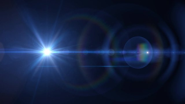 Pulsating gold light rays. Flares shiny animation. Optical Lens Flare Effect, Light Burst. 4K Resolution. Very High Quality and Realistic. 60 Fps.