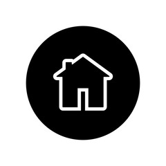 Obraz premium House vector icon. Symbol of home.