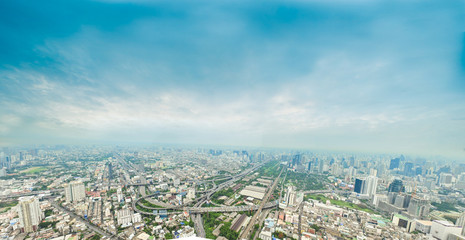 Building skyline panorama at daytime