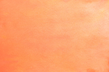 Hand-painted orange watercolor, abstract watercolor background.