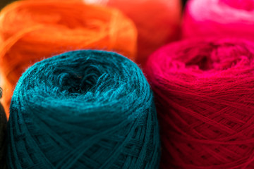 colorful balls of yarn