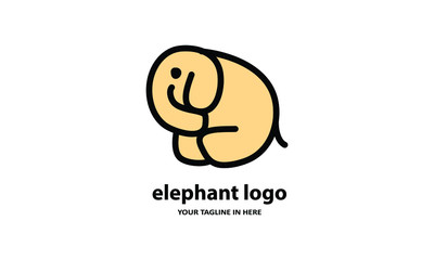 The concept of modern Sderhana elephant logo design is easy to remember