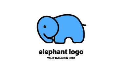 The concept of modern Sderhana elephant logo design is easy to remember