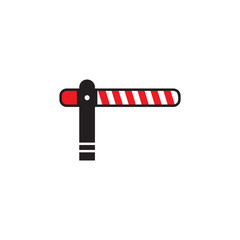 Automatic car barrier icon design. vector illustration