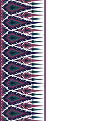 line Thai pattern white background with empty space for text