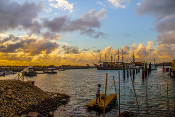 Sunrise in Tanjung Bira beach in South Sulawesi