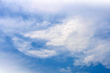 blue sky with clouds background