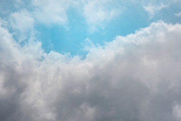 blue sky with clouds background