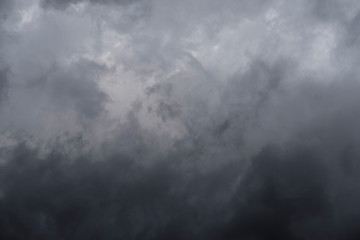 drak Sky clouds before rain