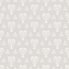 Seamless Pattern In Retro | Colors: Black, Gold, Gray | Modern Background Vector | Wallpaper For Interior Design