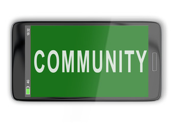COMMUNITY - social concept