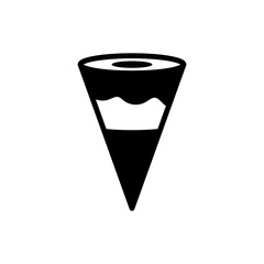 ice cream - dessert icon vector design template