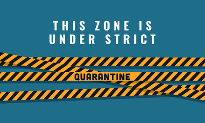 This Zone is Under Strict Quarantine Poster
