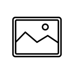 image - picture - photo icon vector design template