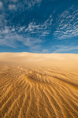 desert sand dunes and sky