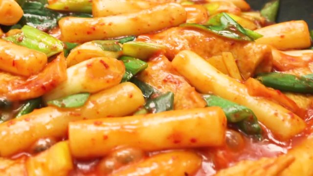 Korean food snack food delicious tteokbokki  video
