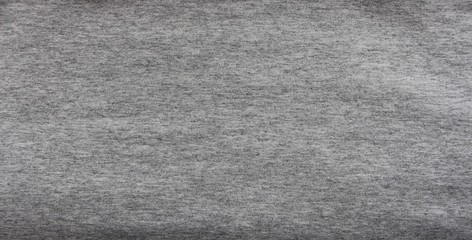 Fototapeta na wymiar gray knit fabric with dark ripples in texture