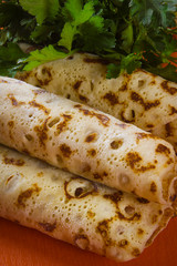 Pancakes with a stuffing