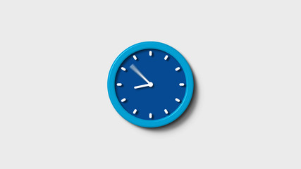 Blue clock icon,clock icon,New blue wall clock icon,clock animation icon