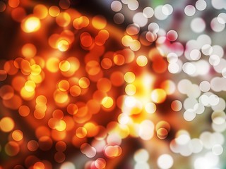 abstract lights background golden brown bokeh wallpaper 