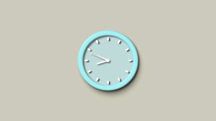 Wall clock icon,clock counting down animation image,clock icon