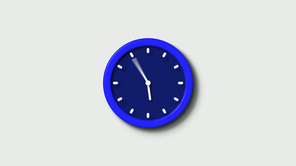 Blue clock icon,clock icon,clock image,white background blue clock icon