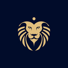 lion logo template