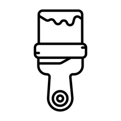 Paint brush icon vector illustration