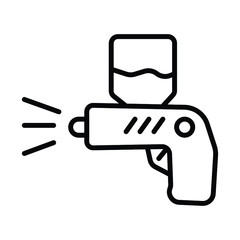 painting work icon vector illustration