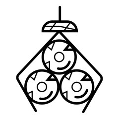 construction crane icon illustration photo