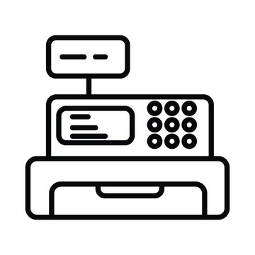 cash box icon vector illustration