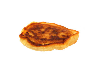 pancakes isolated on white background