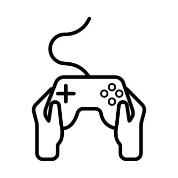 recommend clip art: gamepad, joystick, controller playstation line icon