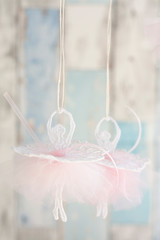 Ballerina dancer freestanding lace