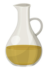 オイルボトルのイラスト